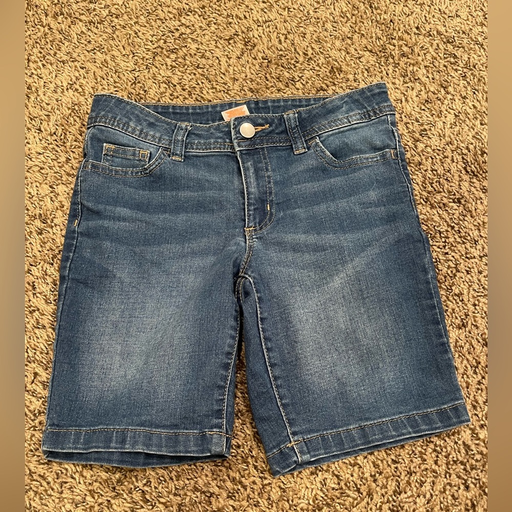 girls jean shorts